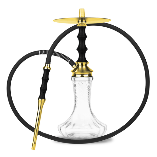 Japona Satoshi Black Hookah - Gold Edition