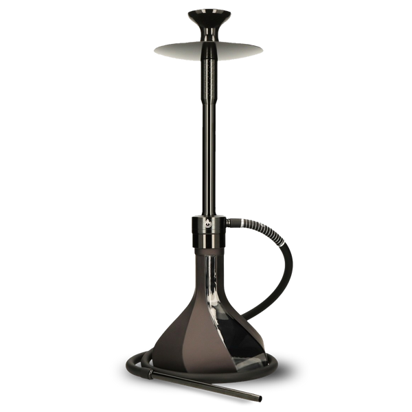 El-Badia Octagon Hookah - Full Black