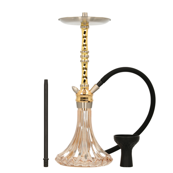 El-Badia Onyx Hookah - Gold