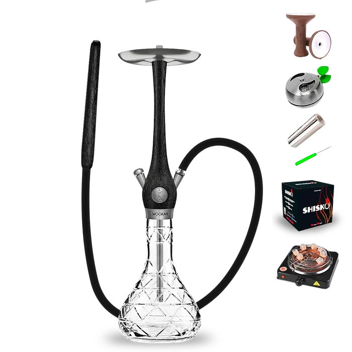Wookah Nox Mastercut Terra Hookah - Hookah Shisha - UK - black