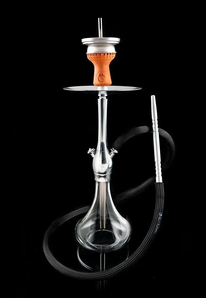 タバコグッズ Dschinni Juice Silver Hookah Set Dschinni Chucky Silver Hookah Set - Hookah Shisha - UK - black