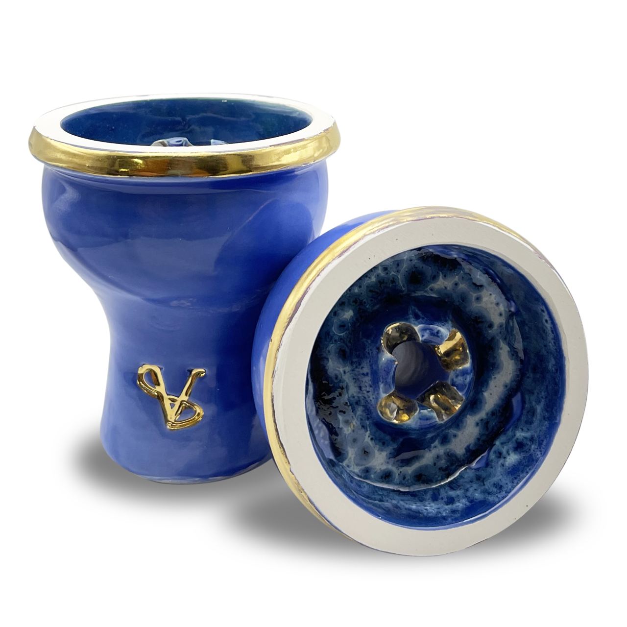 Savacco 14ct Shisha Bowl - Blue Gold - Hookah Shisha - UK - black friday -  shishagear