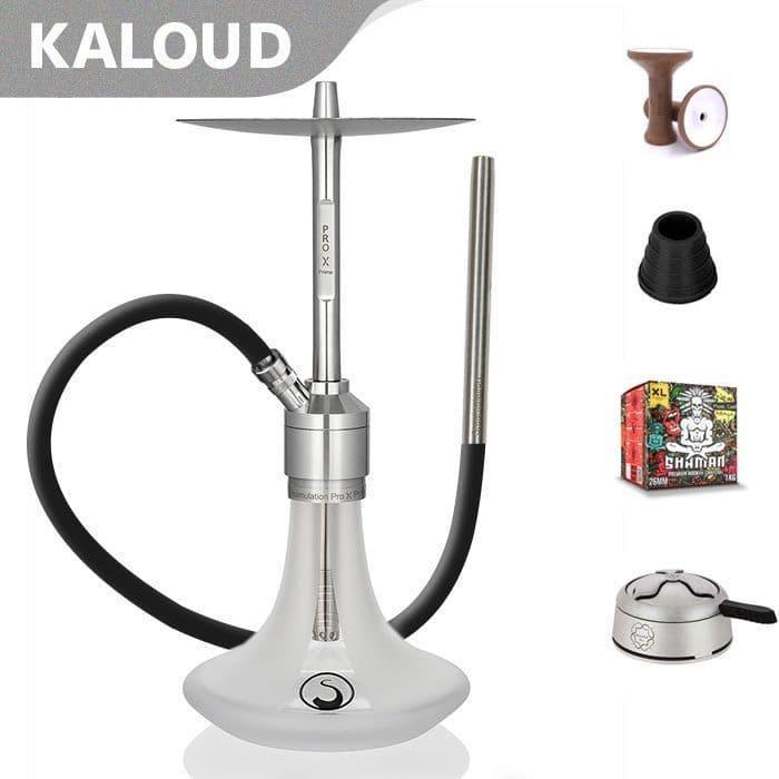 Steamulation Pro X Prime (Gen II) Hookah - White Matt - Hookah
