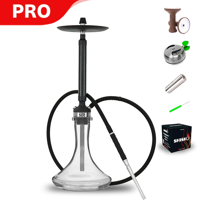 EL-Badia Conceptic Steel Hookah - Black
