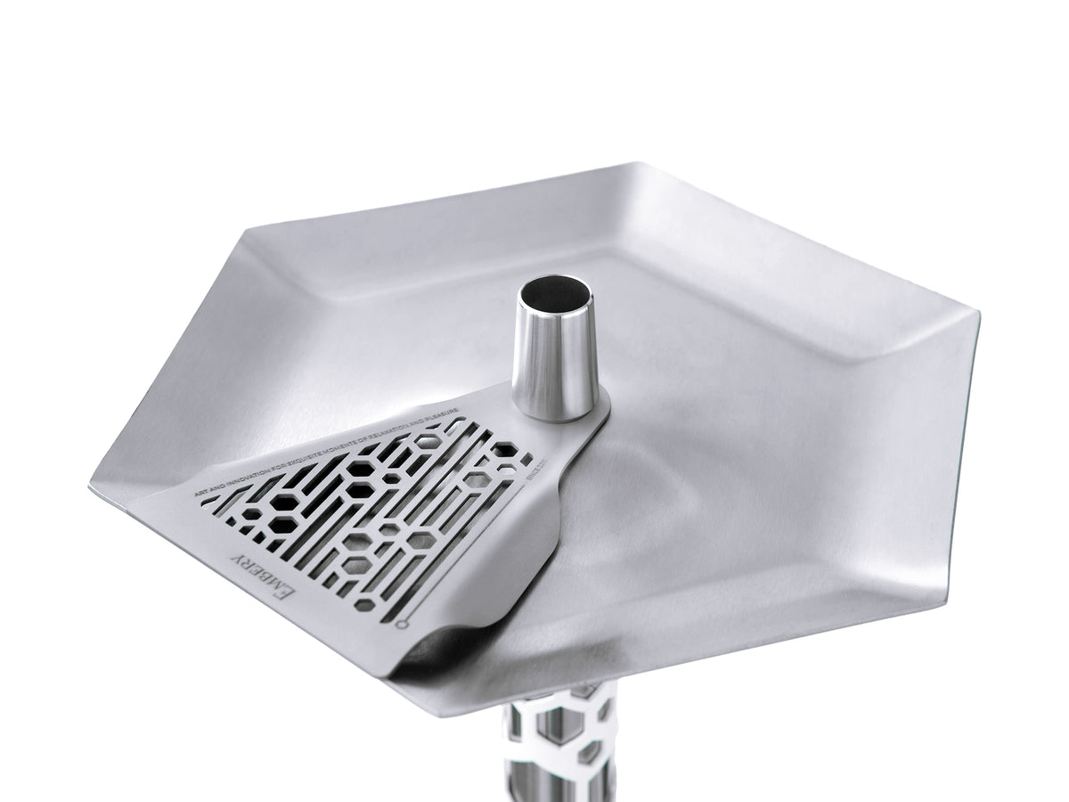 Embery Mono-H 4.0 Hookah - Silver/Snow