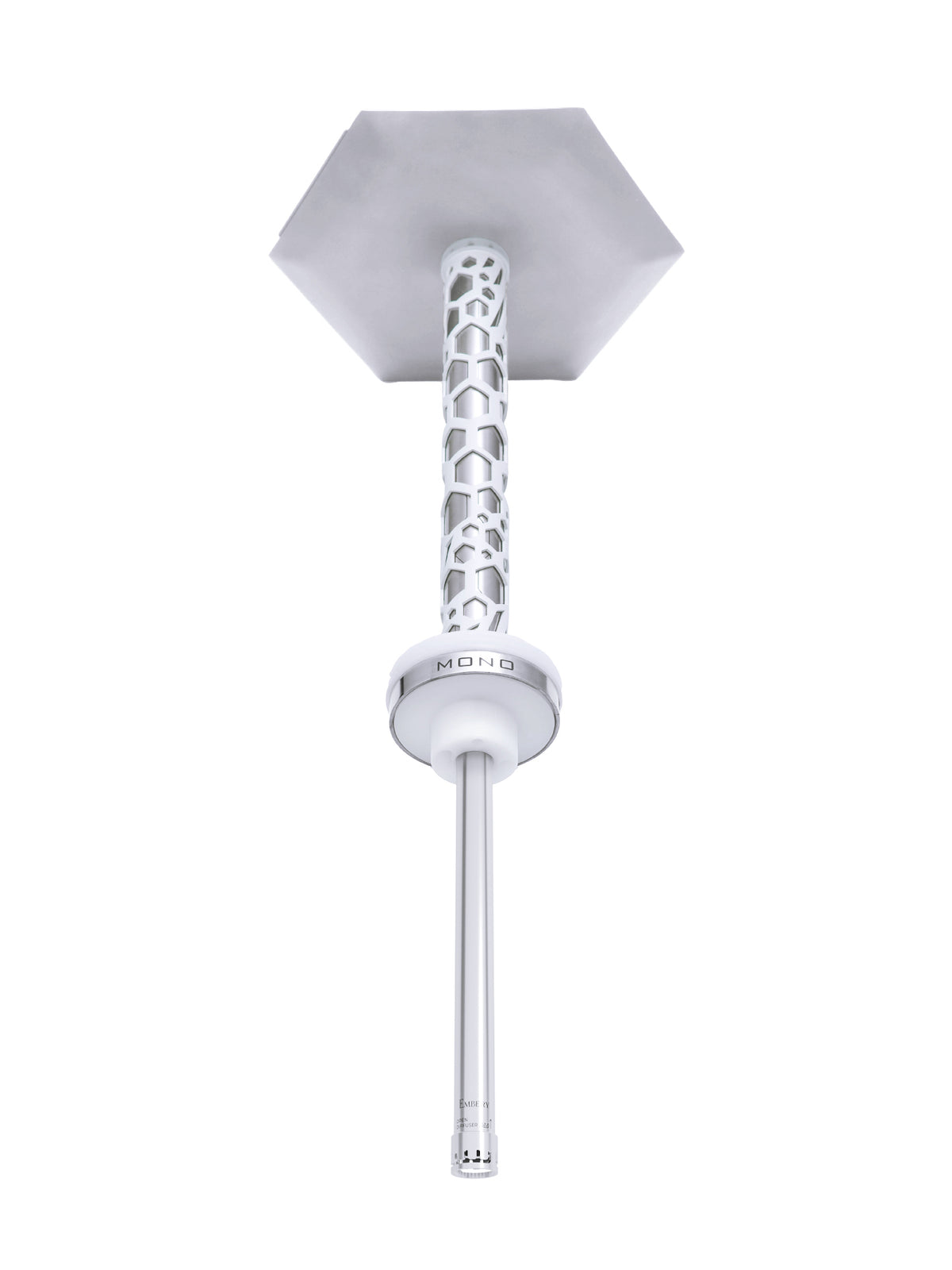 Embery Mono-H 4.0 Hookah - Silver/Snow