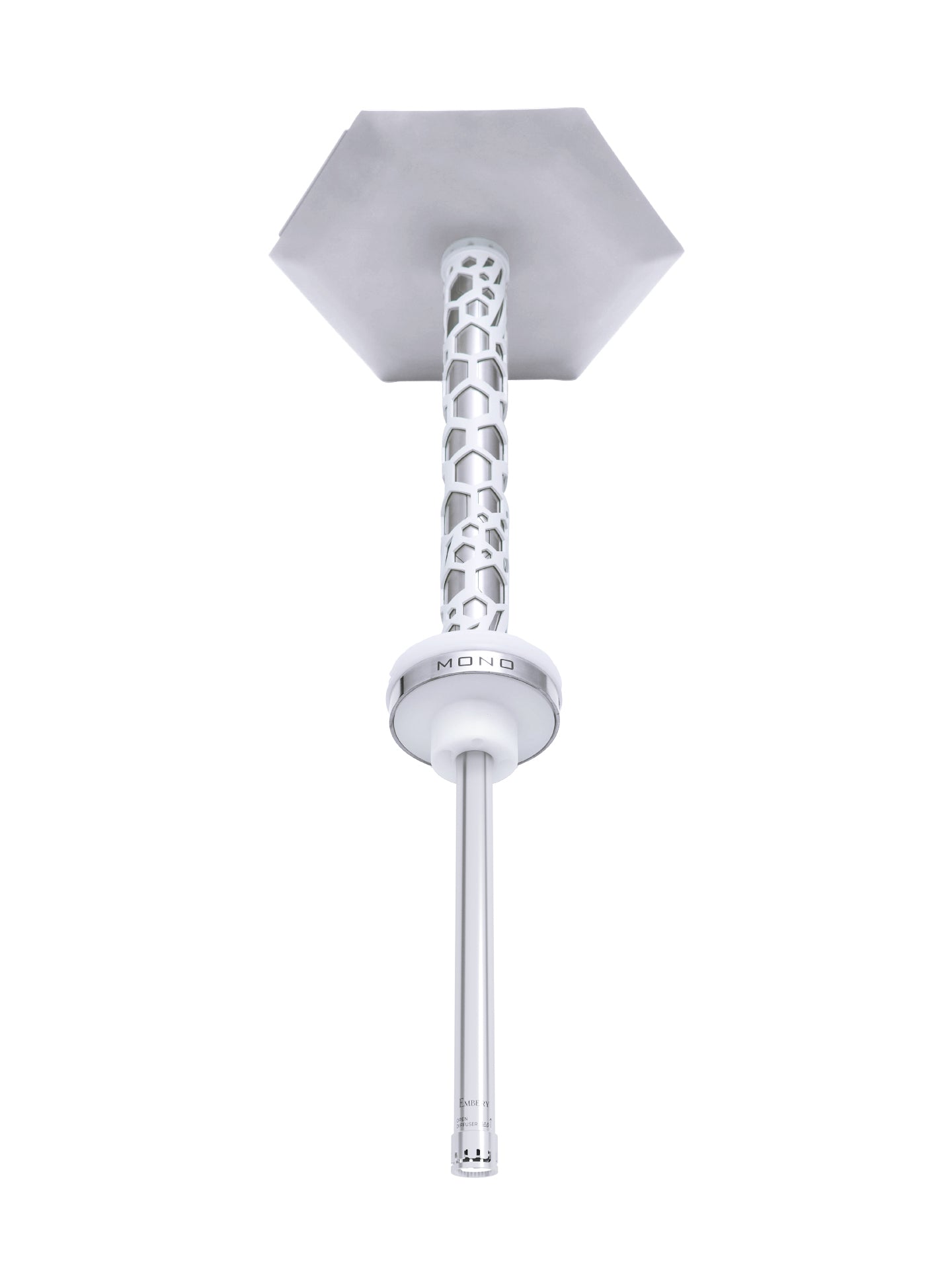 Embery Mono-H 4.0 Hookah - Silver/Snow