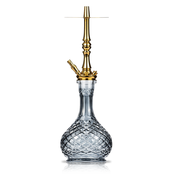 Moze Tradi M Standard Glass Shisha - Gold