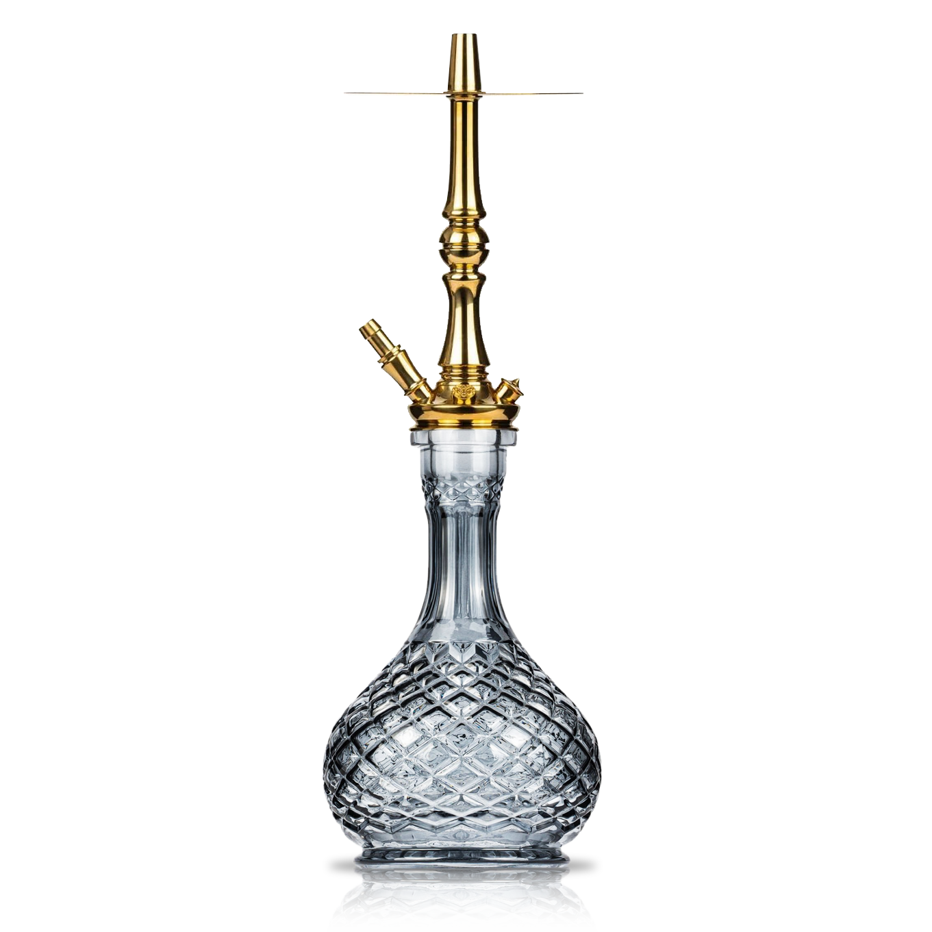 Moze Tradi M Standard Glass Shisha - Gold