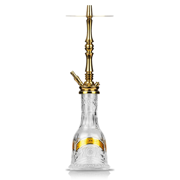 Moze Tradi L Standard Glass Shisha - Gold