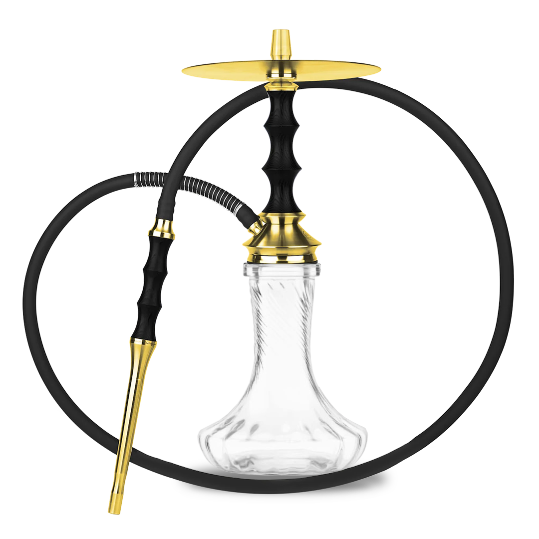Japona Satoshi Black Hookah - Gold Edition