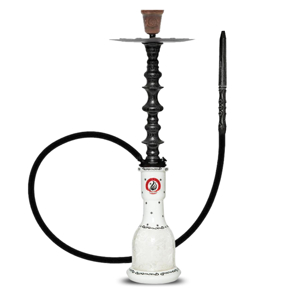 Starbuzz Wood Line Challenger Bundle - Black/Silver Stripes with White Base