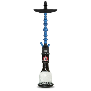 Starbuzz Challenger XS Shisha (Stem & Vase) - Black/Blue / Black