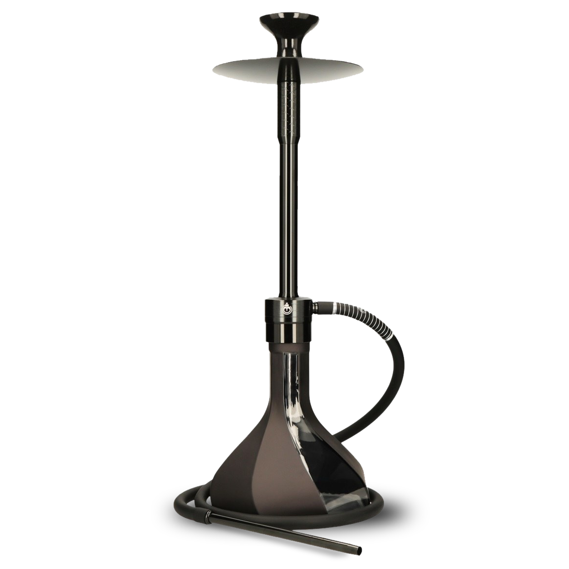 El-Badia Octagon Hookah - Full Black
