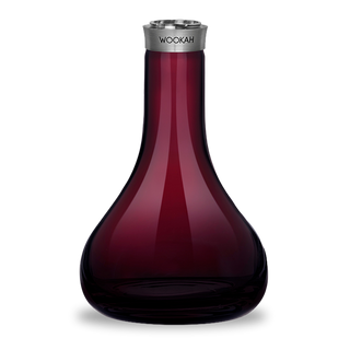 Wookah Vase Burgundy Smooth