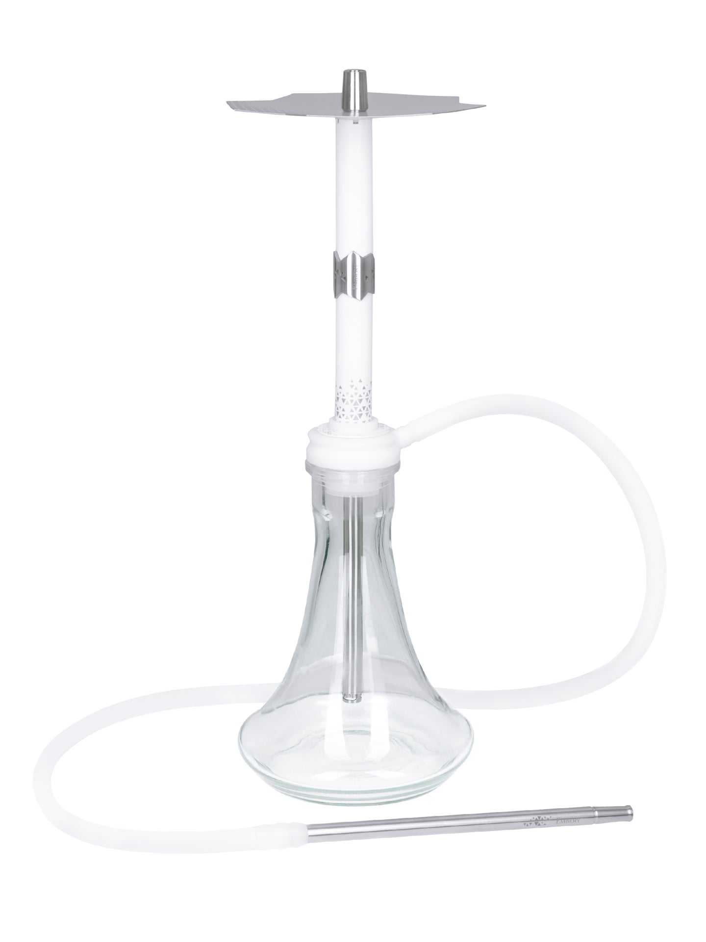 Embery Equal Hookah - Silver Snow