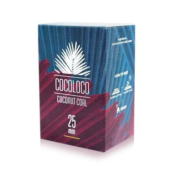 Cocoloco Shisha Coconut Charcoal 25mm