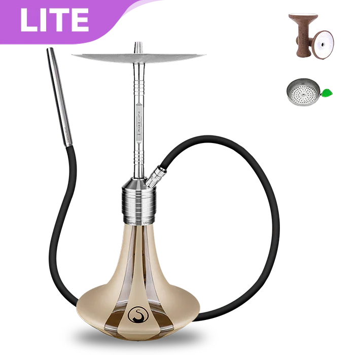 Steamulation Ultimate One Hookah - Gold Matt Metallic