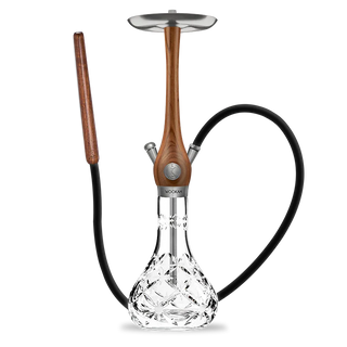 Wookah Walnut Mastercut Bloom Shisha - Nur Shisha