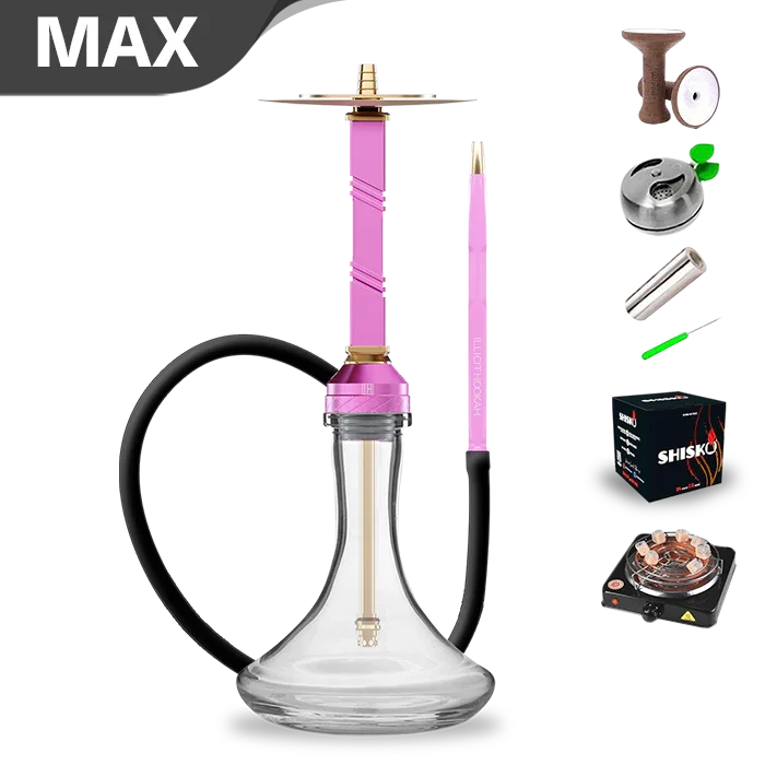 Illicit Hookah Model XI - Pink