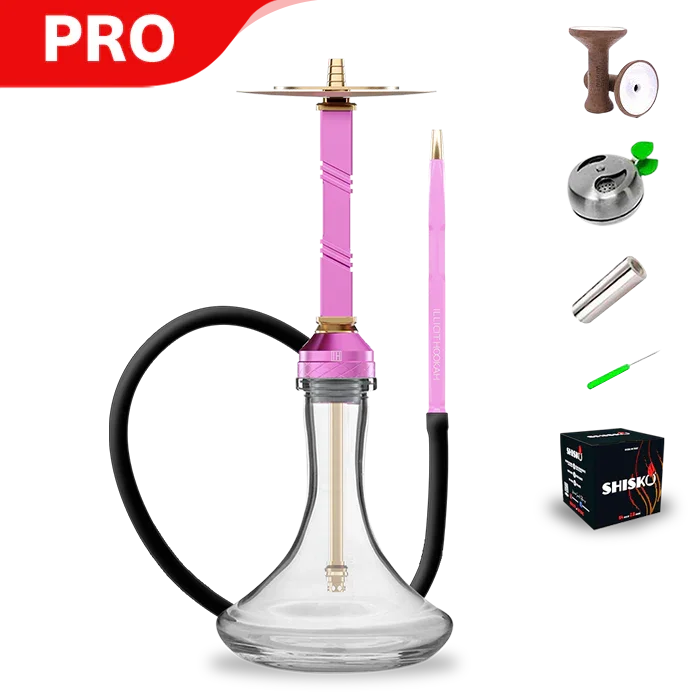 Illicit Hookah XI型水烟壶 - 粉色
