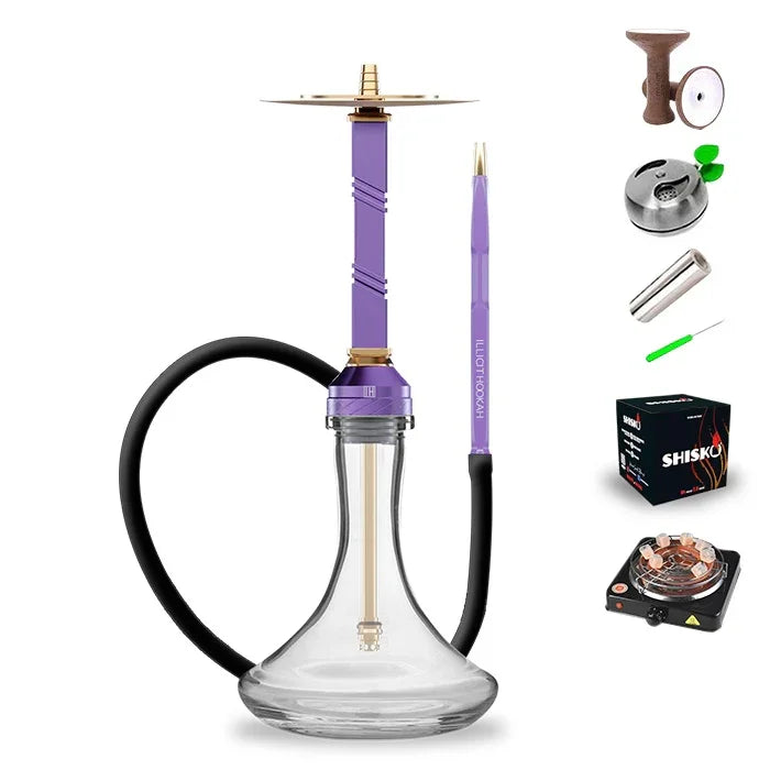 Illicit Hookah Model XI - Purple