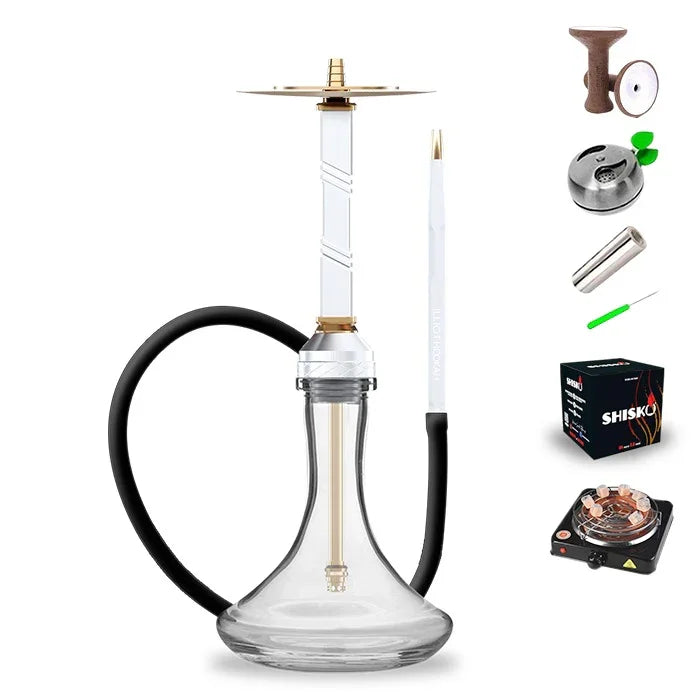 Illicit Hookah Model XI - Silver