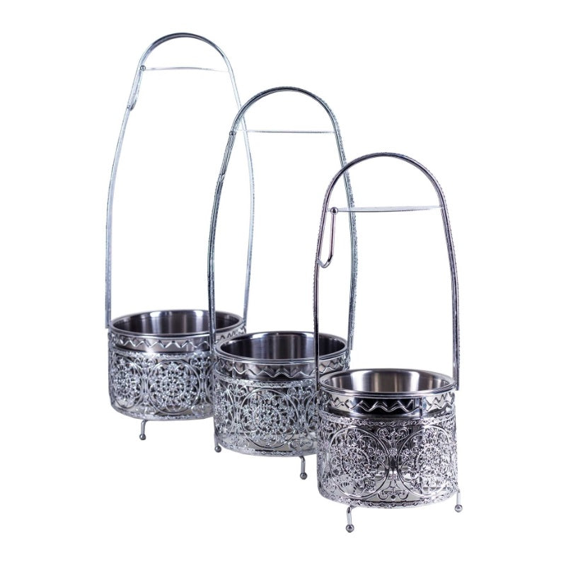 AMY Charcoal Basket Holder - Small