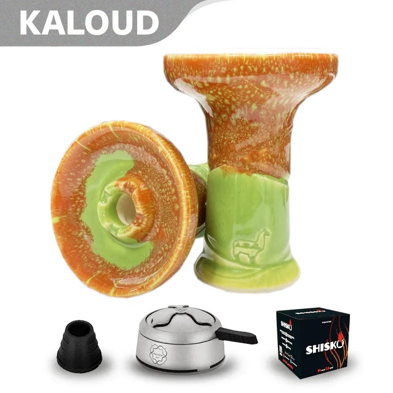 Alpaca Rook Bowl - Green Orange