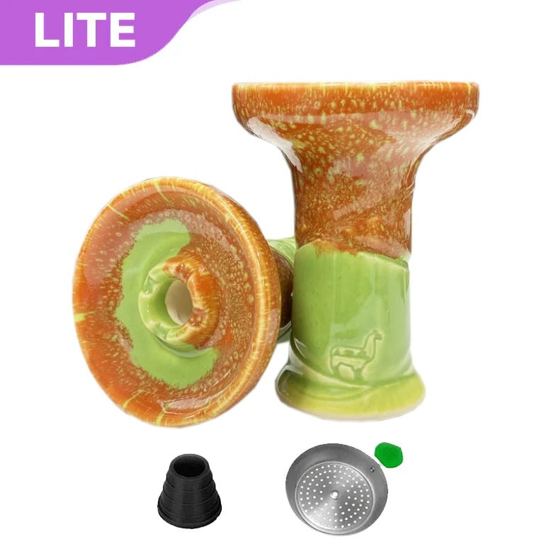 Alpaca Rook Bowl - Green Orange