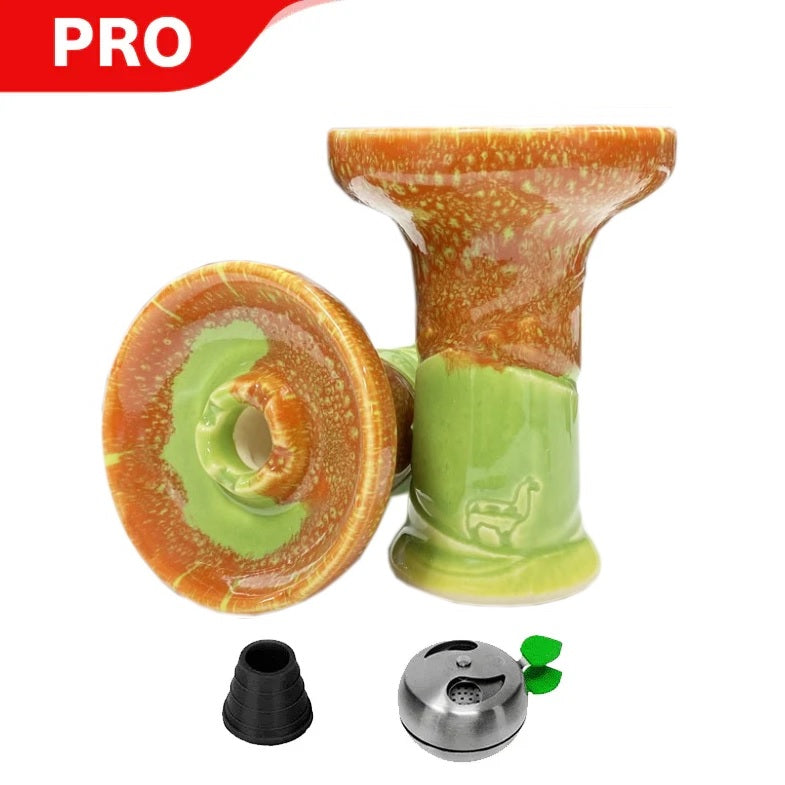 Alpaca Rook Bowl - Green Orange