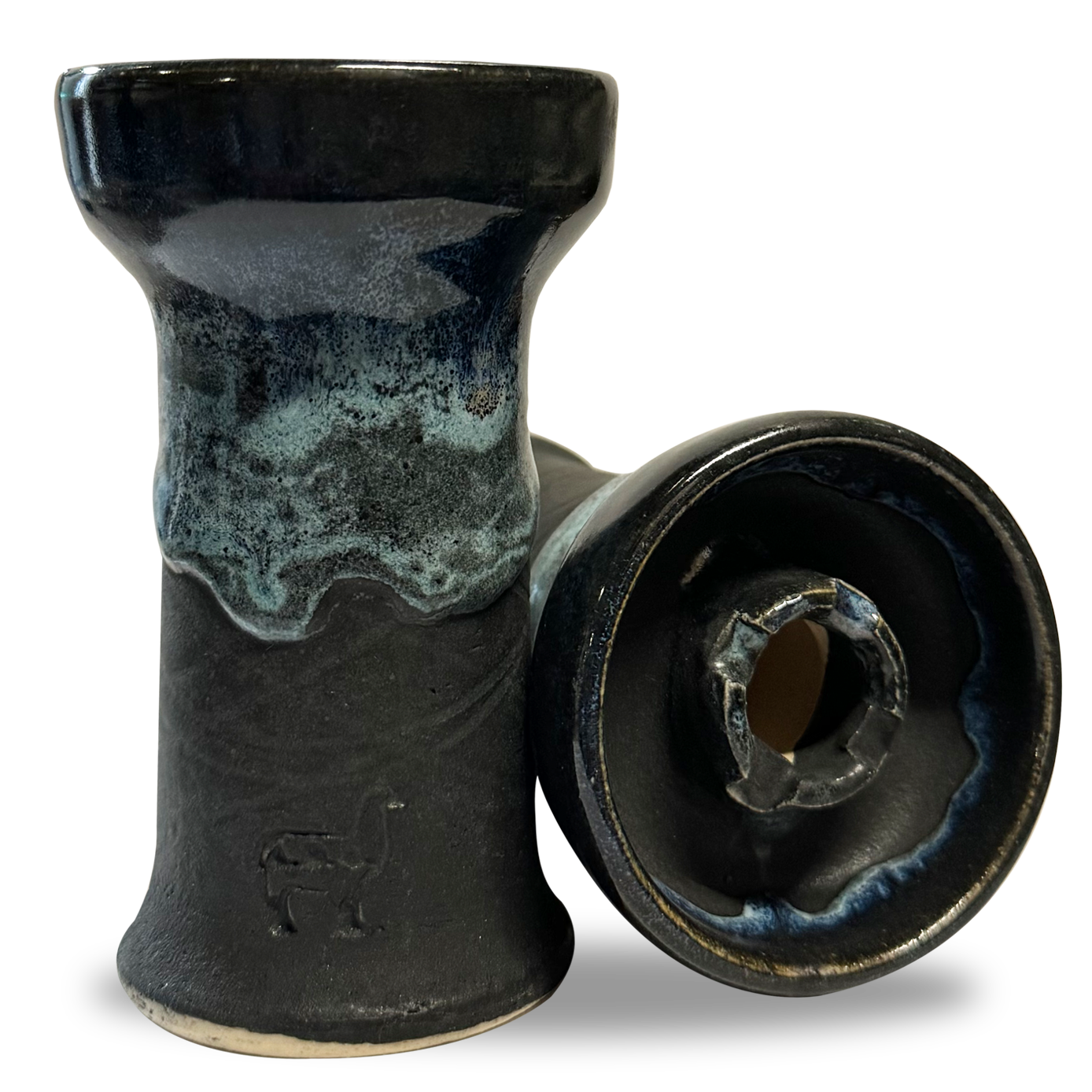 Alpaca Mini Rook Bowl - Blue Steel Drip