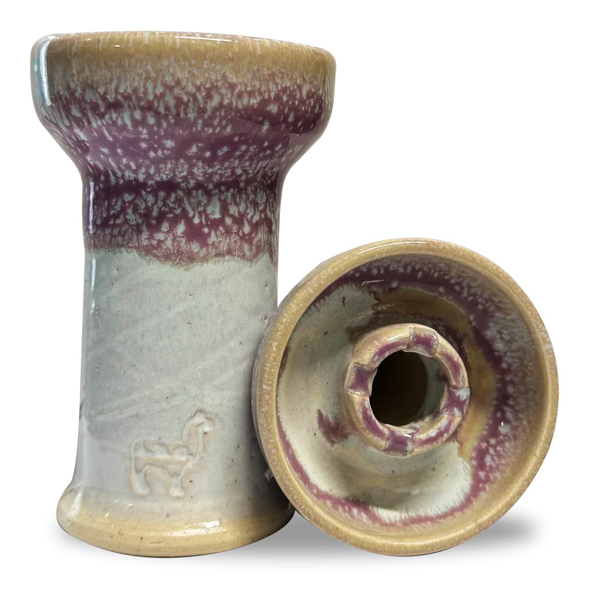Bol Alpaca Mini Rook - Violet et blanc