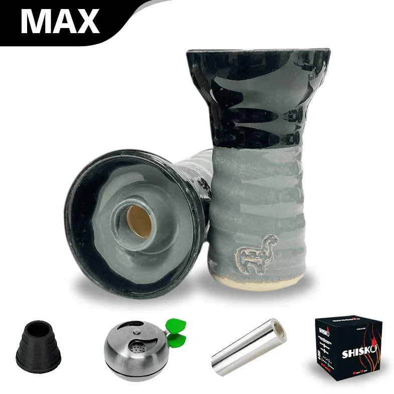 Alpaca Suri Bowl - Black Grey