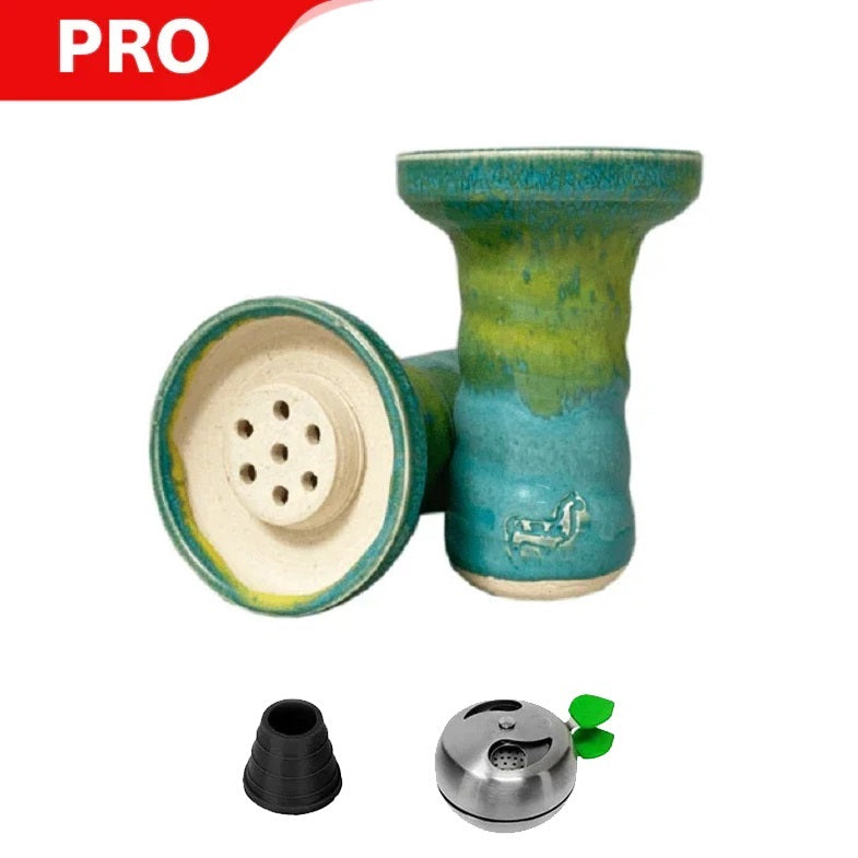 Cuenco Apache mediano de alpaca - Azul verde 