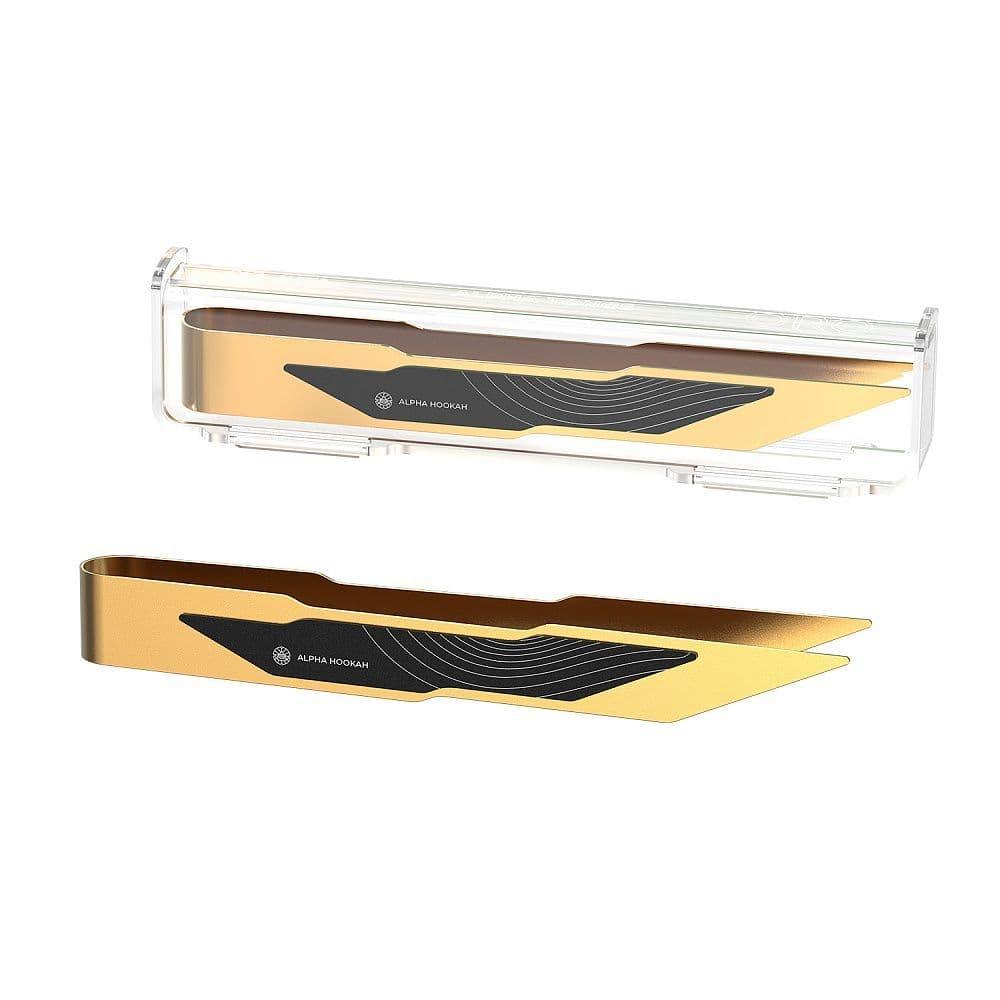 Alpha Hookah Tong - Oro Gold