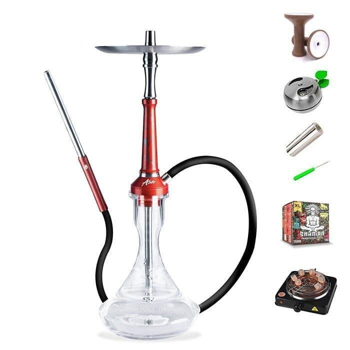 Ash Wood Atomic Hookah