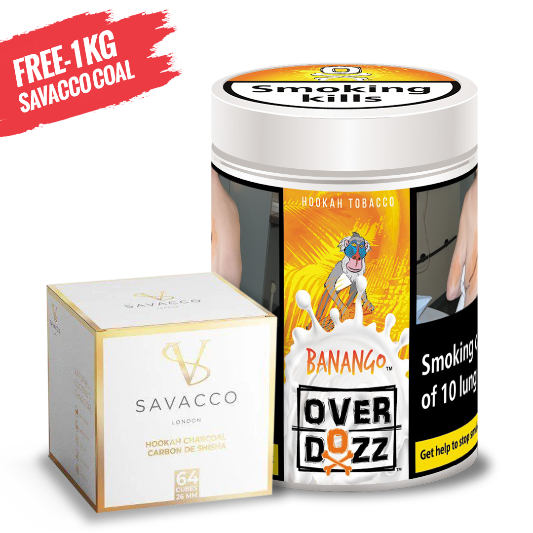 OverDozz Banango (Banana & Mango) 200g Flavour (Free Coal)