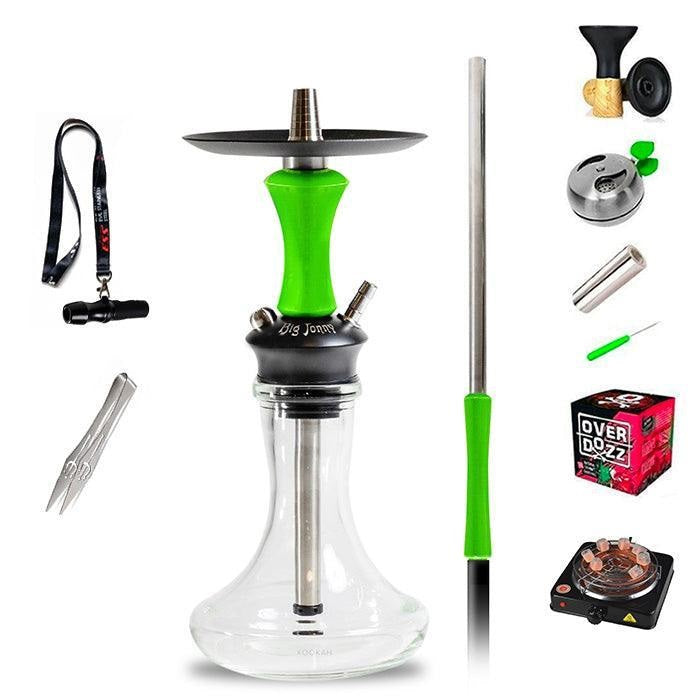 Big Jonny Hookah ESS (Evil Stainless Steel) - Green