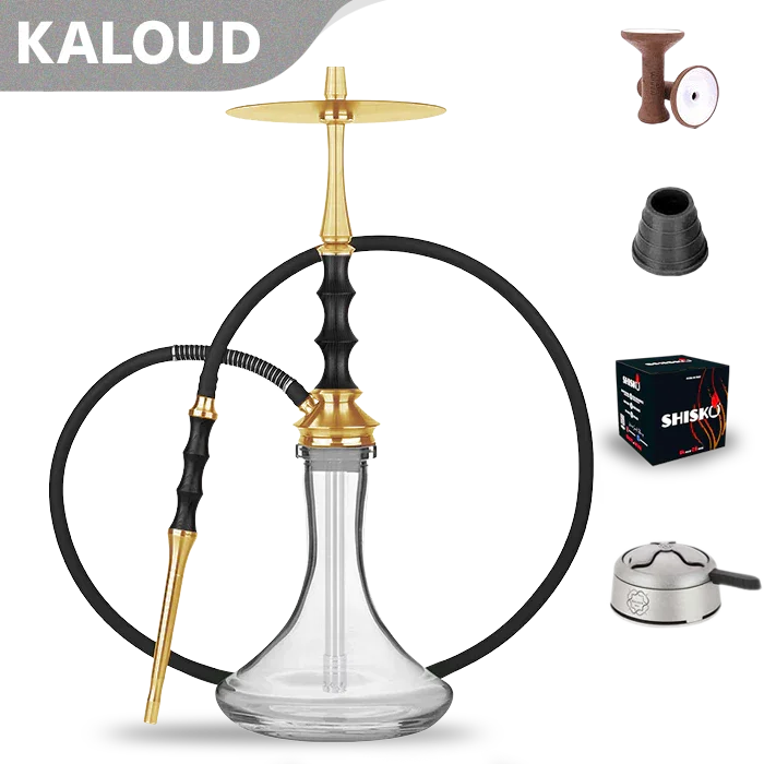Japona Satori Black Hookah - Gold Edition