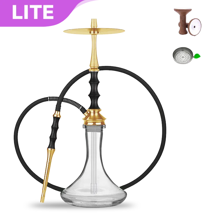 Japona Satori Black Hookah - Gold Edition