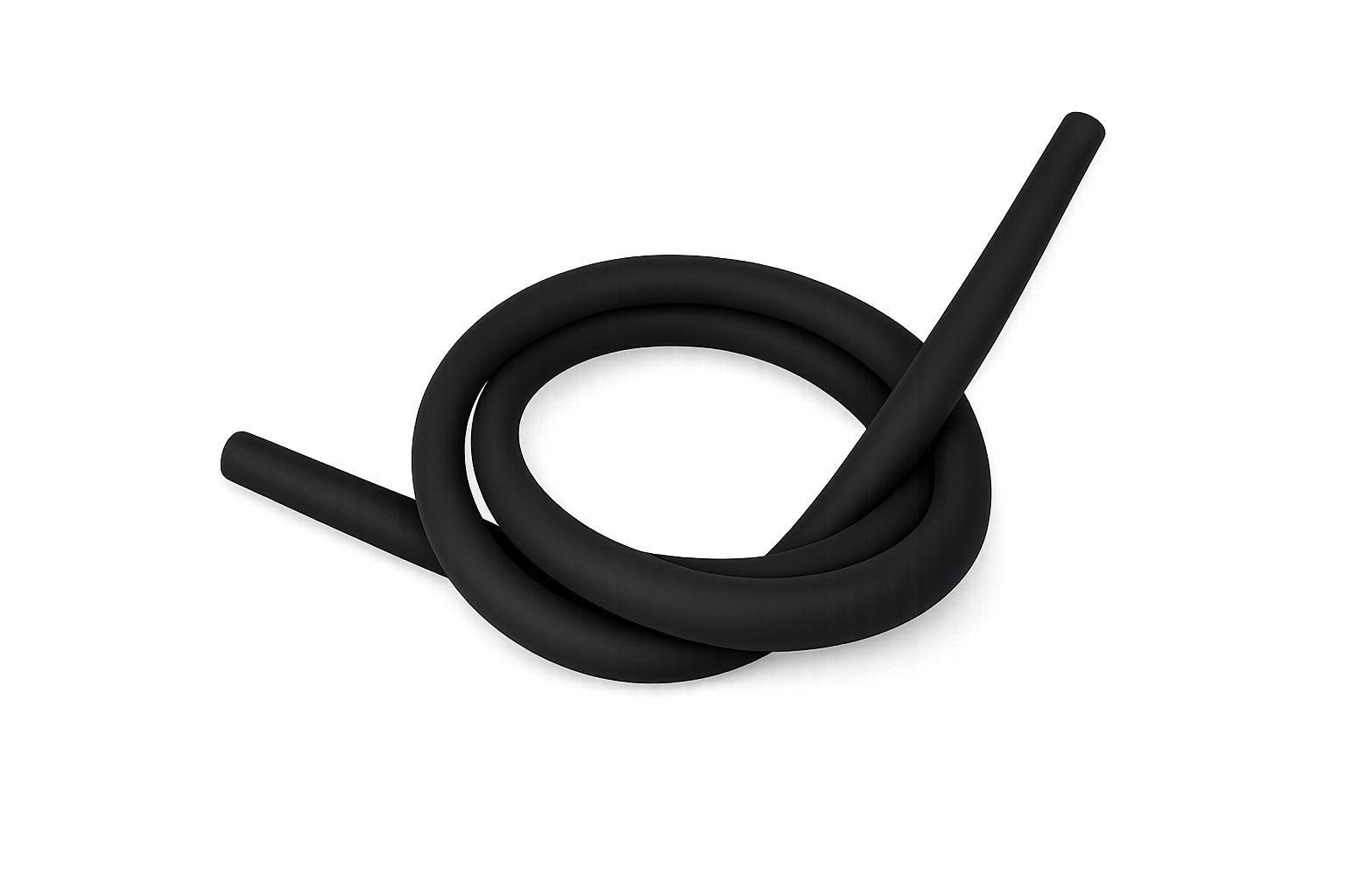 Premium High Grade Soft Touch Silicone Hose - Black