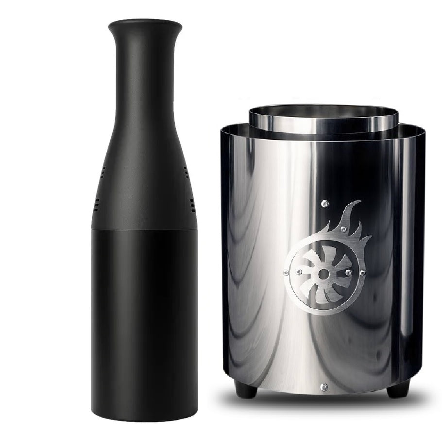 Coalcatcher con Shisha Turbine Neo Acero Inoxidable Pulido