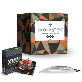 Cocobration 26mm 1kg + Flip Tong + X1 Burner