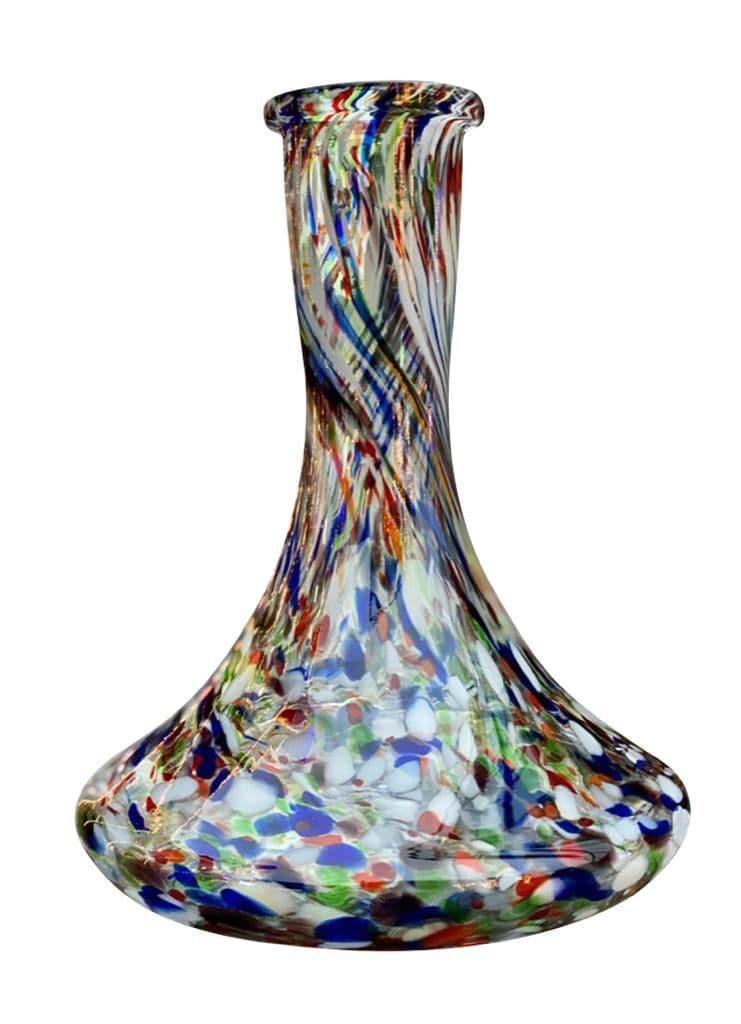 Vessel Glass Shisha Base - Craft (Blue Crumb)