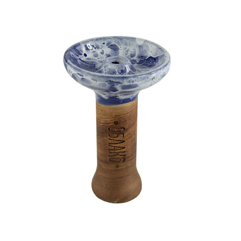 Oblako Phunnel M Glaze Bowl - Dark Blue Marble