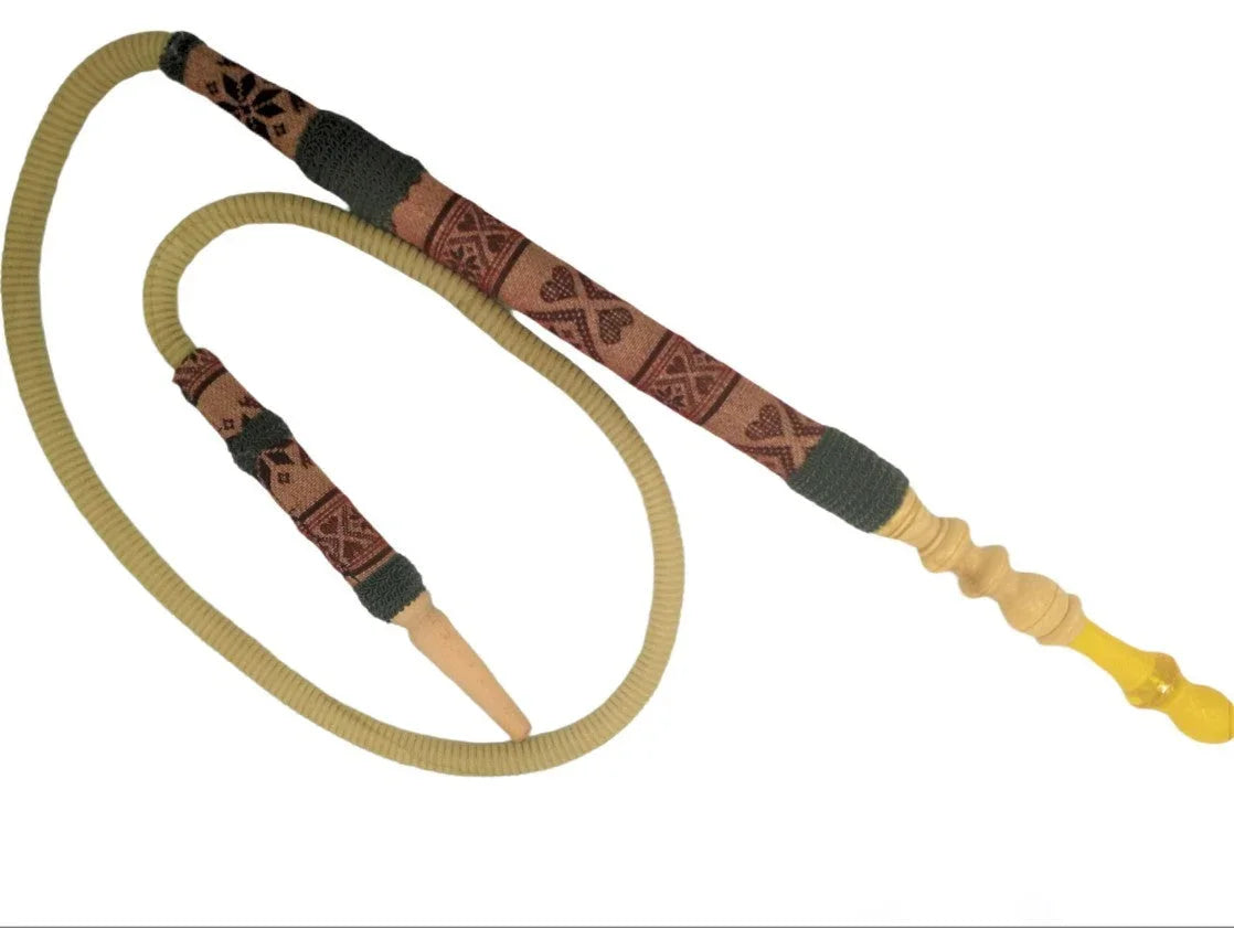 El Nefes Turkish Leather Hose with traditional pattern