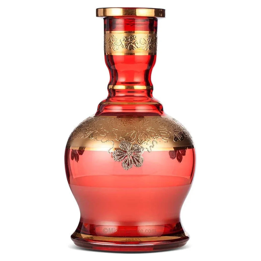 Egermann Jumbo Bohemian Crystal Base - Ruby Red