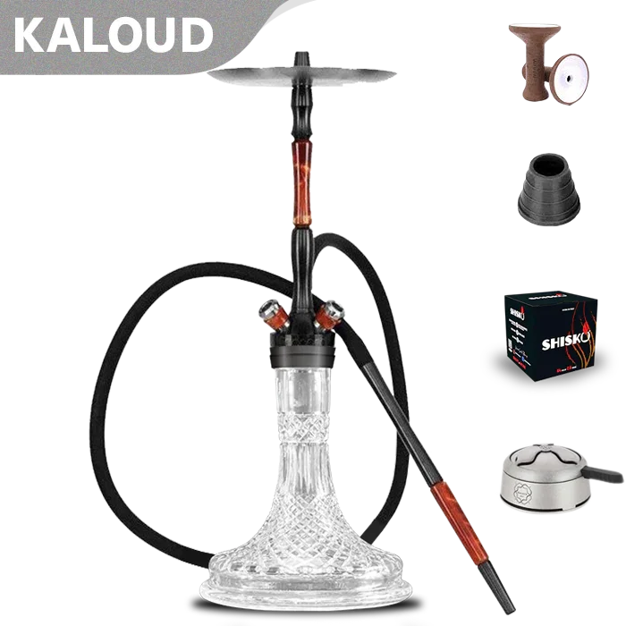 Union Hookah Fibonacci PVD Graphite Crystal Shisha SET