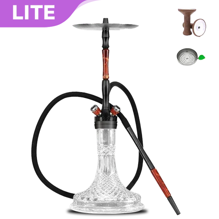 Union Hookah Fibonacci PVD Graphite Crystal Shisha SET